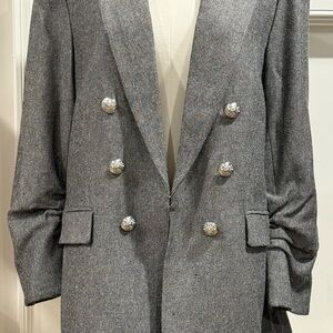 Veronica Beard Beacon Grey Melange Dickey Jacket